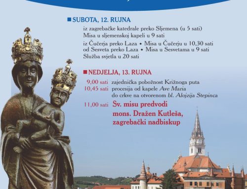 303. Zavjetno hodočašće vjernika grada Zagreba Majci Božjoj Bistričkoj